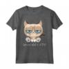 Levati dal cats - Maglietta con Gatto Divertente - Ideale per Compleanno, Natale e Altre Festività