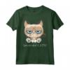 Levati dal cats - Maglietta con Gatto Divertente - Ideale per Compleanno, Natale e Altre Festività