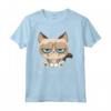Levati dal cats - Maglietta con Gatto Divertente - Ideale per Compleanno, Natale e Altre Festività