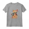 Giapponese Samurai Ninja Cat Kawaii Tattoo Graphic Maglia a Manica - Perfetta per Compleanni e Feste a Tema - Acquista Online