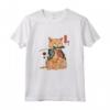 Giapponese Samurai Ninja Cat Kawaii Tattoo Graphic Maglia a Manica - Perfetta per Compleanni e Feste a Tema - Acquista Online