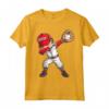 Dabbing Baseball T-Shirt per Bambini, Ragazzi e Uomini - Ideale per Catcher e Pitcher - Regalo per Amanti del Baseball - Perfetto per Compleanni e Feste