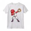 Dabbing Baseball T-Shirt per Bambini, Ragazzi e Uomini - Ideale per Catcher e Pitcher - Regalo per Amanti del Baseball - Perfetto per Compleanni e Feste