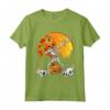 Halloween Ragazzi Dabbing Scheletro Spaventoso Zucca Maglietta - Costume per Bambini Divertente per dolcetto o scherzetto