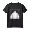 HapTiger Big Hero 6 Baymax Taped Holes Maglietta - Officially Licensed Apparel for Fans