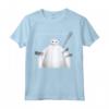 HapTiger Big Hero 6 Baymax Taped Holes Maglietta - Officially Licensed Apparel for Fans