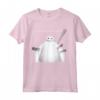 HapTiger Big Hero 6 Baymax Taped Holes Maglietta - Officially Licensed Apparel for Fans