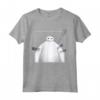 HapTiger Big Hero 6 Baymax Taped Holes Maglietta - Officially Licensed Apparel for Fans