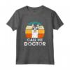 Call Me Doctor - Maglietta Universitario Doktor Ph.D - Regalo Divertente per Laurea Dottore