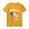 Bambino Maglia Compleanno Calcio - Adesso ho 7 anni - Maglietta per Bambini Amanti del Calcio - Ideale per Regalo di Compleanno