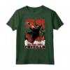 La storia di Catzilla - Gatto Giapponese Catzilla Maglietta Retro Sunset City - Regalo Divertente per Natale o Compleanno