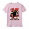 La storia di Catzilla - Gatto Giapponese Catzilla Maglietta Retro Sunset City - Regalo Divertente per Natale o Compleanno