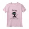 It's Fine I'm Fine Everything Is Fine - Divertente Canotta a Tema Gatto - Ideale per Gatti e Infermieri