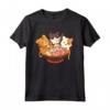 Kawaii Cute Anime Cats Otaku Ramen - Gatti Otaku Maglietta Giapponese - Regalo Unico per Amanti dei Gatti e degli Anime