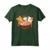 Kawaii Cute Anime Cats Otaku Ramen - Gatti Otaku Maglietta Giapponese - Regalo Unico per Amanti dei Gatti e degli Anime