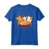 Kawaii Cute Anime Cats Otaku Ramen - Gatti Otaku Maglietta Giapponese - Regalo Unico per Amanti dei Gatti e degli Anime