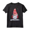 Gnomo Natale con Pallone da Pallavolo - Maglietta Natale per Pallavolisti e Appassionati - Ideale come Regalo o Outfit Natalizio