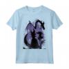 HapTiger Sleeping Beauty Maleficent Dragon Silhouette Maglietta - Officially Licensed Disney Apparel 16PRIN10210A