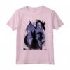 HapTiger Sleeping Beauty Maleficent Dragon Silhouette Maglietta - Officially Licensed Disney Apparel 16PRIN10210A