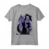 HapTiger Sleeping Beauty Maleficent Dragon Silhouette Maglietta - Officially Licensed Disney Apparel 16PRIN10210A
