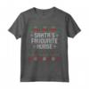 Santa's Favourite Nurse Maglietta - Funny Christmas Shirt for Nurses - Ideal Nurse Christmas Gift