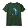 HapTiger The Little Mermaid Flounder Big Face Maglietta - Officially Licensed Vintage Youth T-Shirt for Men, Women, Boys, and Girls