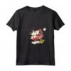HapTiger Vintage Mickey and Minnie Mouse Kiss Maglietta con Collo a V - Official Disney Valentine's Day Graphic Tee Shirt for Men, Women, Boys, and Girls - Collectible Merchandise