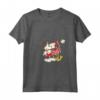 HapTiger Vintage Mickey and Minnie Mouse Kiss Maglietta con Collo a V - Official Disney Valentine's Day Graphic Tee Shirt for Men, Women, Boys, and Girls - Collectible Merchandise