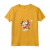 HapTiger Vintage Mickey and Minnie Mouse Kiss Maglietta con Collo a V - Official Disney Valentine's Day Graphic Tee Shirt for Men, Women, Boys, and Girls - Collectible Merchandise