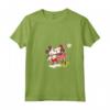 HapTiger Vintage Mickey and Minnie Mouse Kiss Maglietta con Collo a V - Official Disney Valentine's Day Graphic Tee Shirt for Men, Women, Boys, and Girls - Collectible Merchandise