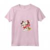 HapTiger Vintage Mickey and Minnie Mouse Kiss Maglietta con Collo a V - Official Disney Valentine's Day Graphic Tee Shirt for Men, Women, Boys, and Girls - Collectible Merchandise
