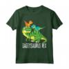 Daddy Daddysaurus Rex (2 bambini) - Maglietta dinosauro regalo per la festa del papà - Ideale per genitori single e appassionati di dinosauri