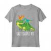 Daddy Daddysaurus Rex (2 bambini) - Maglietta dinosauro regalo per la festa del papà - Ideale per genitori single e appassionati di dinosauri