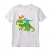 Daddy Daddysaurus Rex (2 bambini) - Maglietta dinosauro regalo per la festa del papà - Ideale per genitori single e appassionati di dinosauri