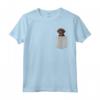 HapTiger Chocolate Lab, Labrador Maglietta - Funny Tee for Kids Boys Girls - Dog Lover Gift Idea