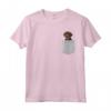 HapTiger Chocolate Lab, Labrador Maglietta - Funny Tee for Kids Boys Girls - Dog Lover Gift Idea