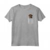 HapTiger Chocolate Lab, Labrador Maglietta - Funny Tee for Kids Boys Girls - Dog Lover Gift Idea