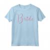 HapTiger Mickey Mouse Bride Cursive Pink Text Logo Maglietta - Officially Licensed Disney Bridal Shirt - Perfect for Bride Squad - 19DNMC00123B-001