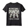 Mi Piacciono I Panda - Maglietta Donna e Bambina Leggera con Stampa Panda - Ideale per Regali