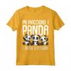 Mi Piacciono I Panda - Maglietta Donna e Bambina Leggera con Stampa Panda - Ideale per Regali