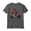 Kids Motocross Motorcycle Racing - T-shirt Moto Cross per Bambini - Idea Regalo per Compleanno, Natale, Pasqua