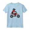 Kids Motocross Motorcycle Racing - T-shirt Moto Cross per Bambini - Idea Regalo per Compleanno, Natale, Pasqua