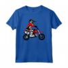 Kids Motocross Motorcycle Racing - T-shirt Moto Cross per Bambini - Idea Regalo per Compleanno, Natale, Pasqua