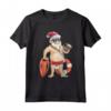 Christmas In July T-Shirt - Funny Santa Floatie Summer Maglietta for Holiday Trip or Party in Hawaii