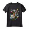 Chitarra Elettrica della Banda Musicale - Regalo Maglietta per Amanti della Musica e Chitarristi - Stile Divertente e Colorato