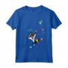 HapTiger Pocahontas Meeko Flit Colorful Leafs Fall Maglietta - Officially Licensed Disney Apparel - Colors of the Wind Collection