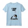 I'm Not Short I'm Penguin Size - Divertente Maglietta per Amanti dei Pinguini - Regalo Unico per Uomini, Donne e Bambini