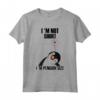 I'm Not Short I'm Penguin Size - Divertente Maglietta per Amanti dei Pinguini - Regalo Unico per Uomini, Donne e Bambini