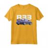 JDM CAR R33 V-SPEC Midnight Purple BNR33 Maglietta - Ideale per gli Appassionati di Auto Sportive JDM e Drifting