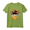 Ramen Cat Vintage Tramonto Anni '70 Kawaii Anime Tagliatelle Giapponesi Maglietta - Design Unico per Amanti della Cultura Giapponese e Estetica Vaporwave